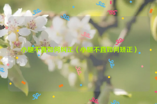 小腿不直如何纠正（小腿不直如何矫正）
