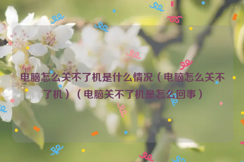 电脑怎么关不了机是什么情况（电脑怎么关不了机）（电脑关不了机是怎么回事）