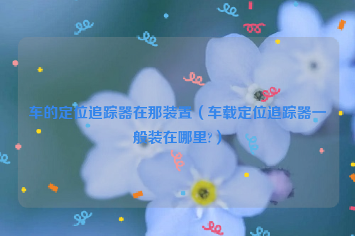 车的定位追踪器在那装置（车载定位追踪器一般装在哪里?）