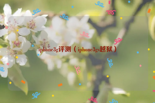 iphone3g评测（iphone3gs越狱）