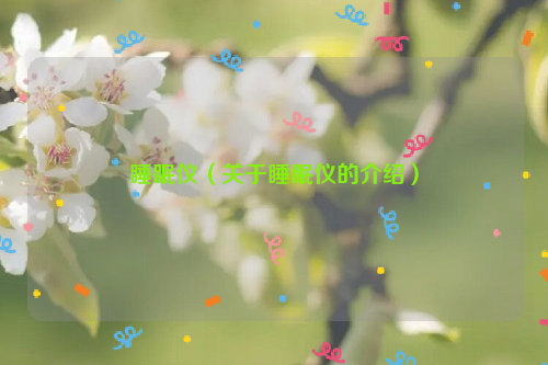 睡眠仪（关于睡眠仪的介绍）