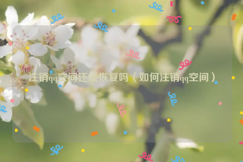 注销qq空间还能恢复吗（如何注销qq空间）