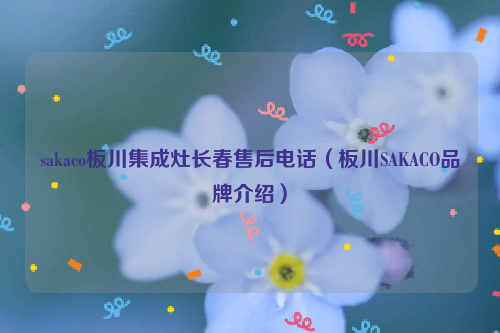 sakaco板川集成灶长春售后电话（板川SAKACO品牌介绍）