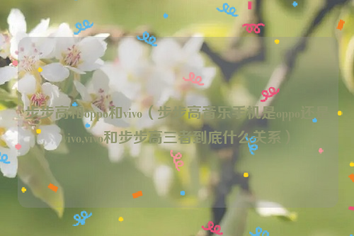 步步高和oppo和vivo（步步高音乐手机是oppo还是vivo,vivo和步步高三者到底什么关系）