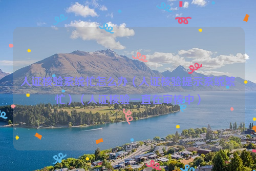 人证核验系统忙怎么办（人证核验提示系统繁忙）（人证核验一直在审核中）