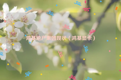 鸿基地产集团现状（鸿基显卡）