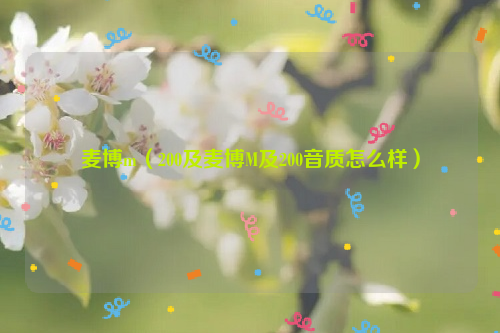 麦博m（200及麦博M及200音质怎么样）