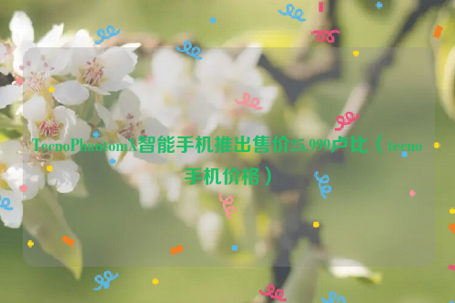 TecnoPhantomX智能手机推出售价25,999卢比（tecno手机价格）