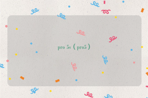 pro 5s（pro5）