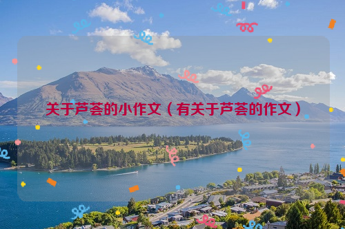 关于芦荟的小作文（有关于芦荟的作文）