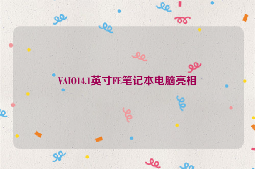 VAIO14.1英寸FE笔记本电脑亮相