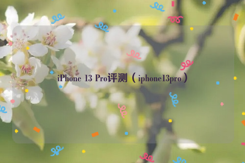 iPhone 13 Pro评测（iphone13pro）