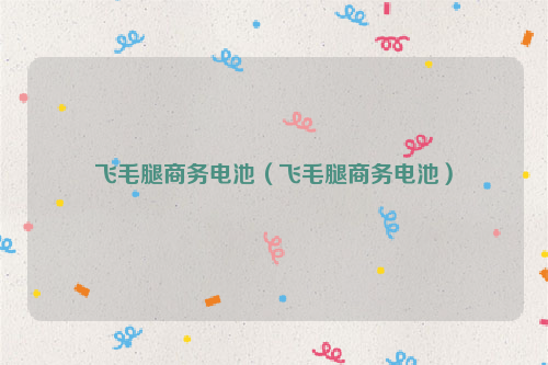 飞毛腿商务电池（飞毛腿商务电池）