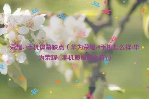 荣耀v9手机屏幕缺点（华为荣耀v9手机怎么样(华为荣耀v9手机质量怎么样)）