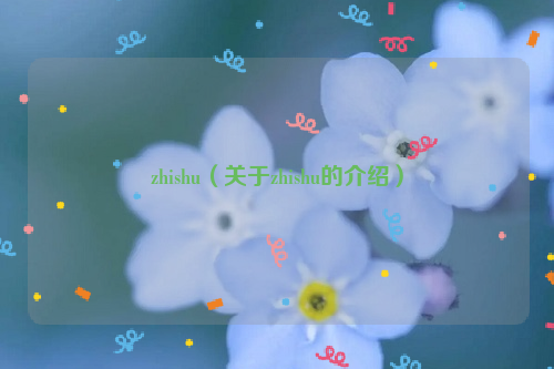 zhishu（关于zhishu的介绍）