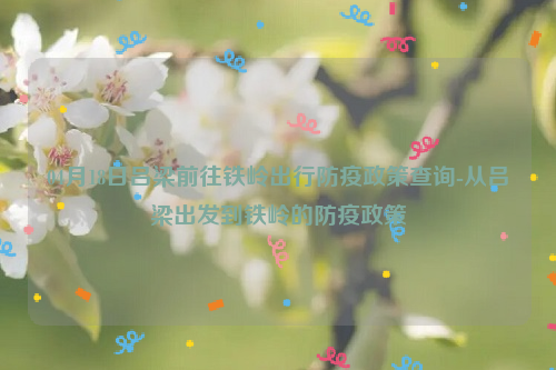04月18日吕梁前往铁岭出行防疫政策查询-从吕梁出发到铁岭的防疫政策