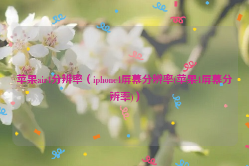 苹果air4分辨率（iphone4屏幕分辨率(苹果4屏幕分辨率)）