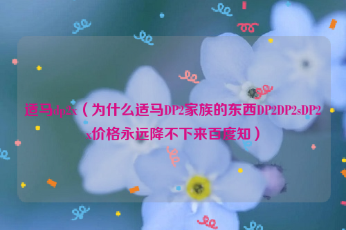 适马dp2x（为什么适马DP2家族的东西DP2DP2sDP2x价格永远降不下来百度知）