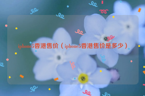 iphone5香港售价（iphone5香港售价是多少）