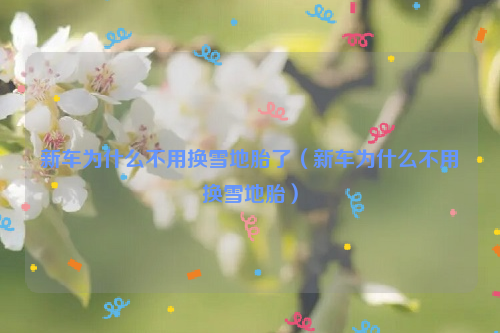 新车为什么不用换雪地胎了（新车为什么不用换雪地胎）