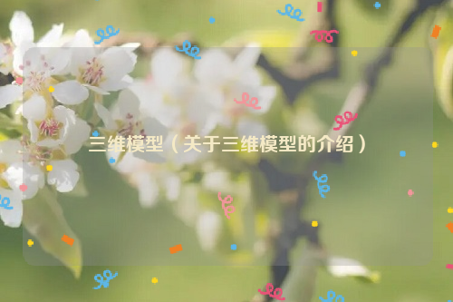 三维模型（关于三维模型的介绍）