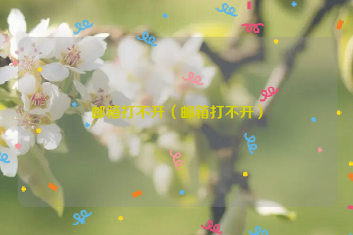 邮箱打不开（邮箱打不开）