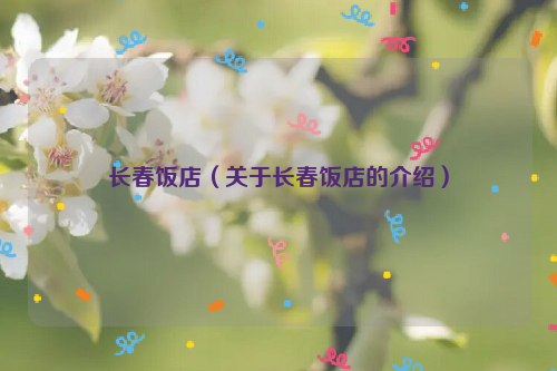 长春饭店（关于长春饭店的介绍）