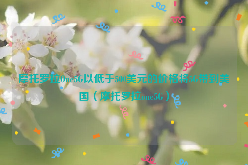 摩托罗拉One5G以低于500美元的价格将5G带到美国（摩托罗拉one5G）