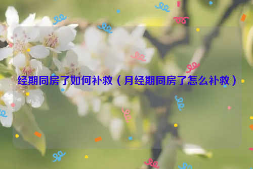 经期同房了如何补救（月经期同房了怎么补救）