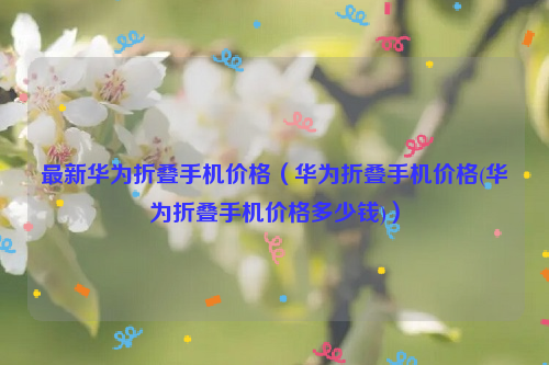 最新华为折叠手机价格（华为折叠手机价格(华为折叠手机价格多少钱)）