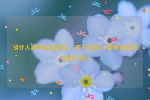 湖北人事考试院地址（关于湖北人事考试院地址的介绍）