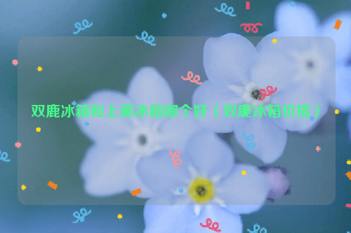 双鹿冰箱和上菱冰箱哪个好（双鹿冰箱价格）